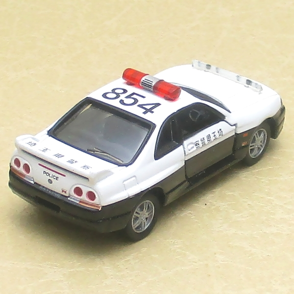トミカリミテッドパトロールカーⅢ　GT-RvsZ☆R33①（加工） (3)